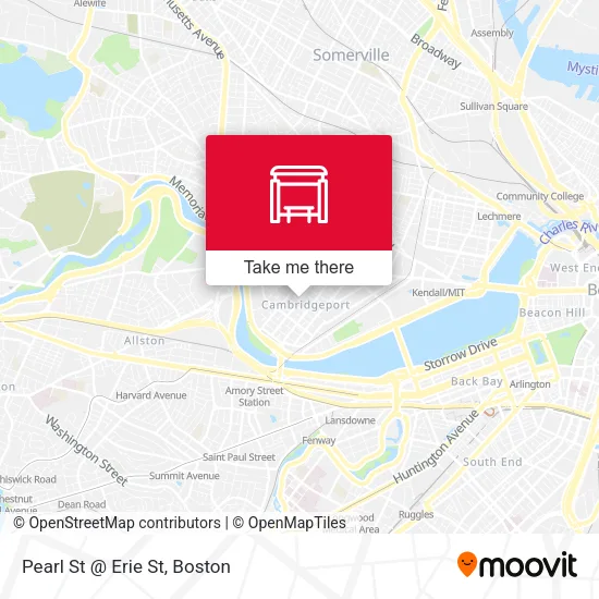 Mapa de Pearl St @ Erie St
