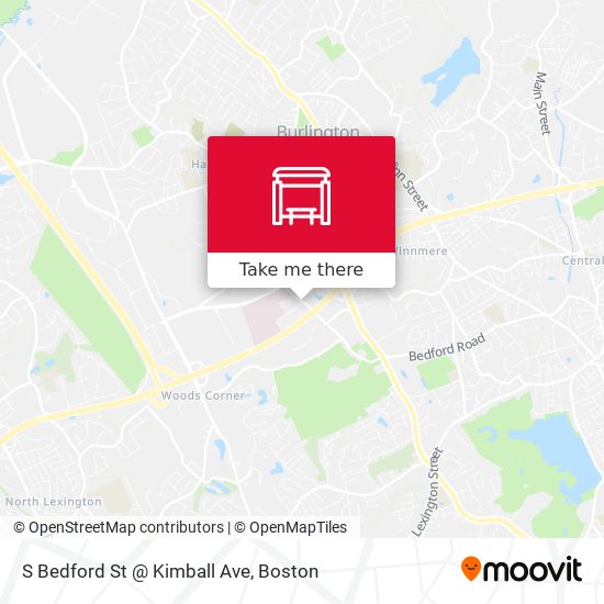 Mapa de S Bedford St @ Kimball Ave