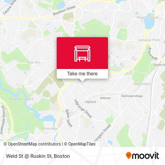 Weld St @ Ruskin St map