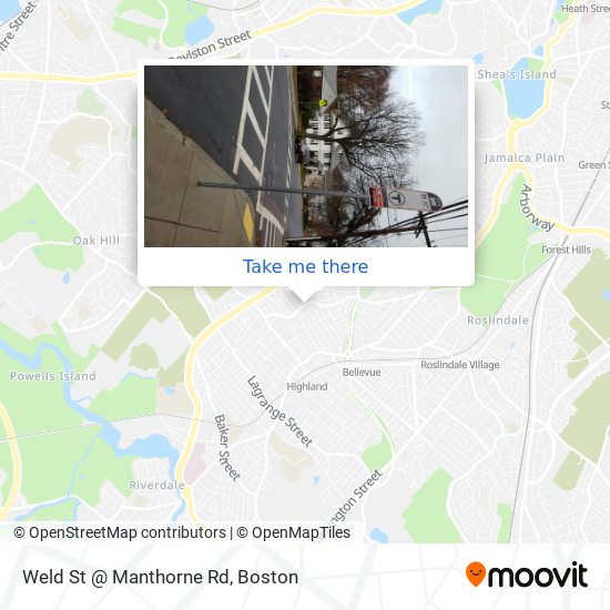 Mapa de Weld St @ Manthorne Rd