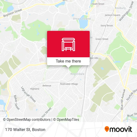 170 Walter St map
