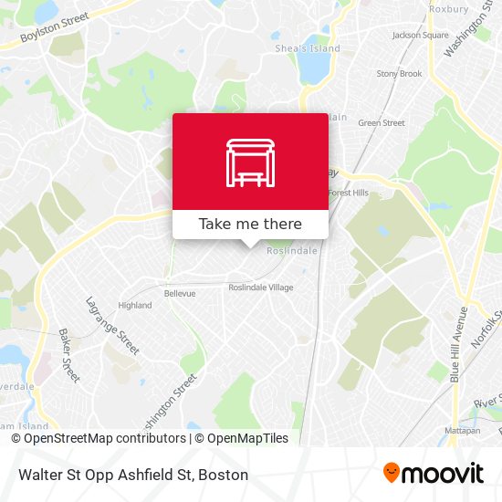Mapa de Walter St Opp Ashfield St