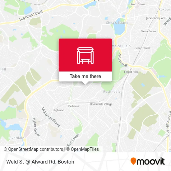 Mapa de Weld St @ Alward Rd