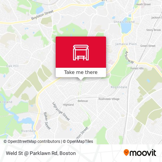Mapa de Weld St @ Parklawn Rd