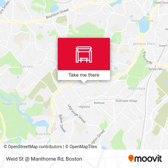 Weld St @ Manthorne Rd map