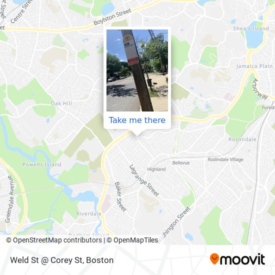 Mapa de Weld St @ Corey St