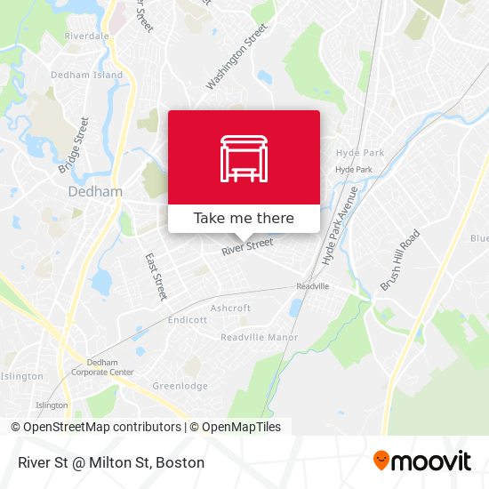 Mapa de River St @ Milton St