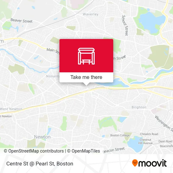 Centre St @ Pearl St map