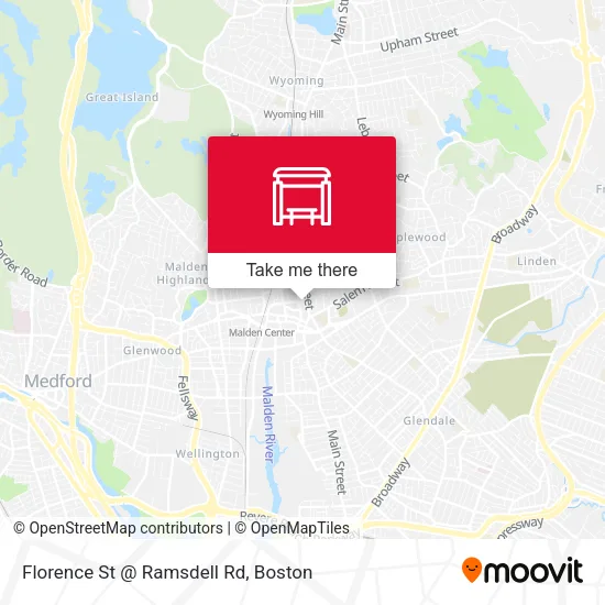 Mapa de Florence St @ Ramsdell Rd