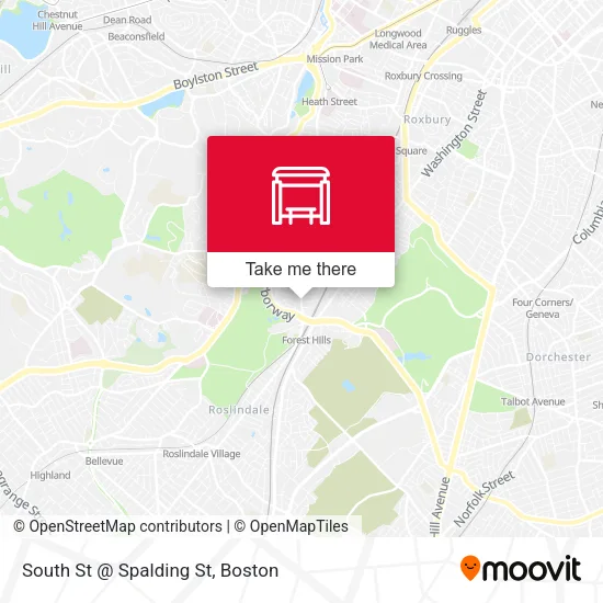 South St @ Spalding St map