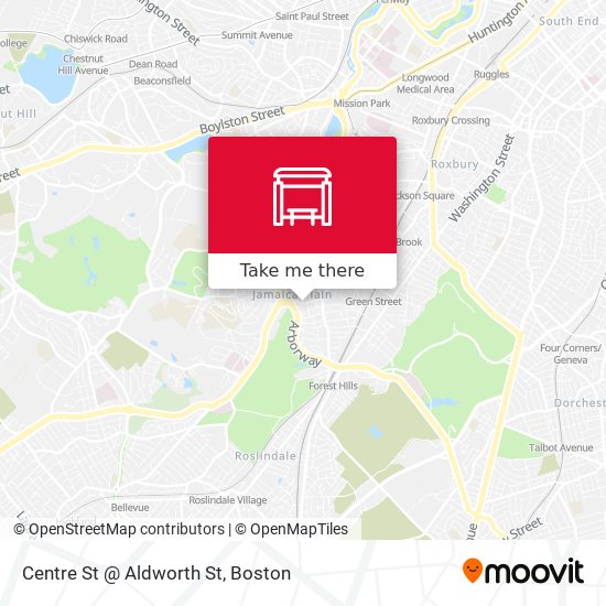 Mapa de Centre St @ Aldworth St