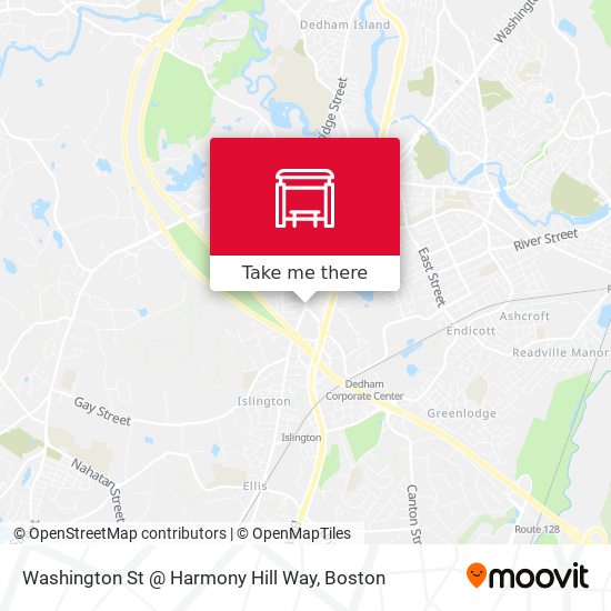 Washington St @ Harmony Hill Way map