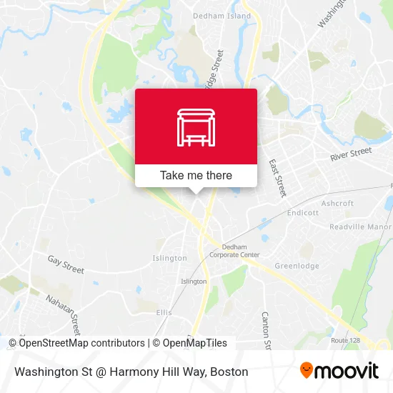 Washington St @ Harmony Hill Way map