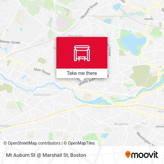 Mapa de Mt Auburn St @ Marshall St