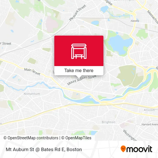 Mt Auburn St @ Bates Rd E map