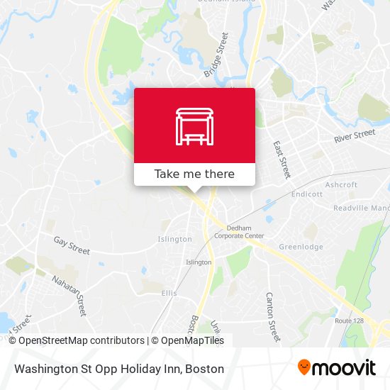 Washington St Opp Holiday Inn map