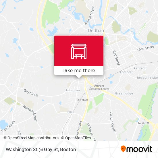 Washington St @ Gay St map