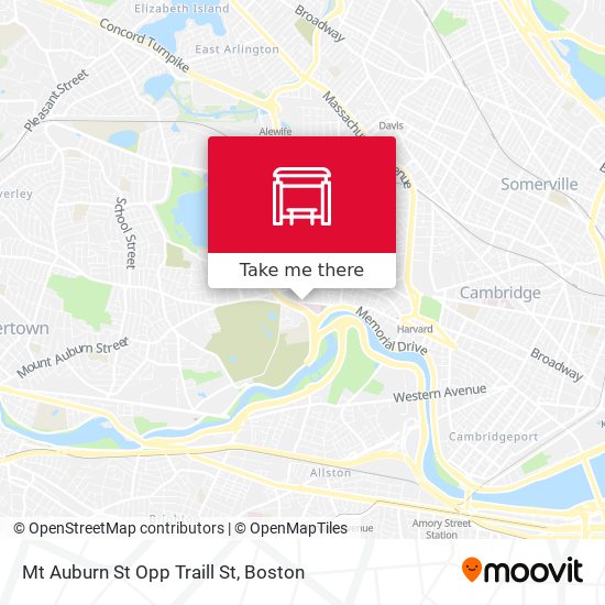 Mt Auburn St Opp Traill St map