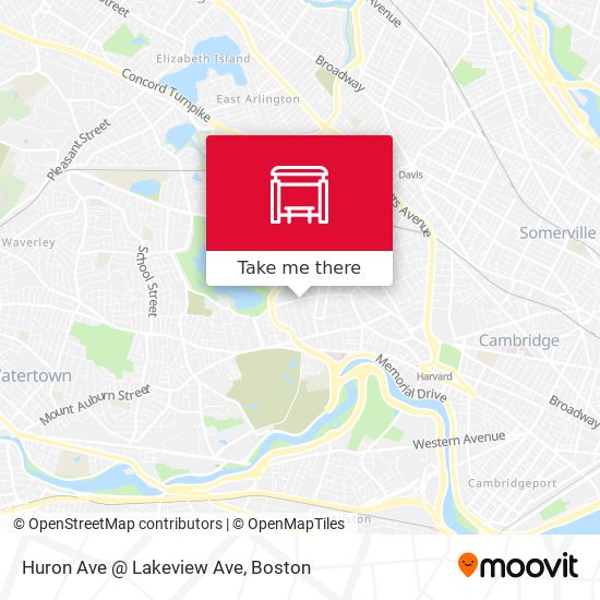 Huron Ave @ Lakeview Ave map