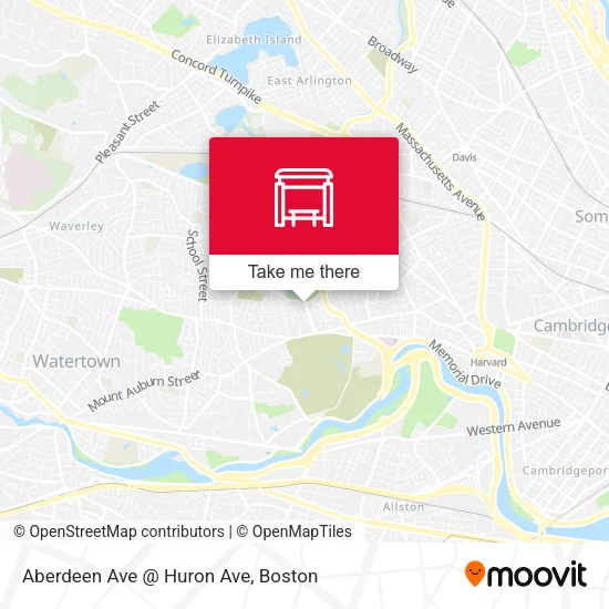 Mapa de Aberdeen Ave @ Huron Ave