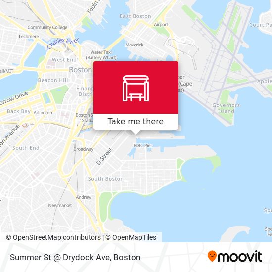 Summer St @ Drydock Ave map