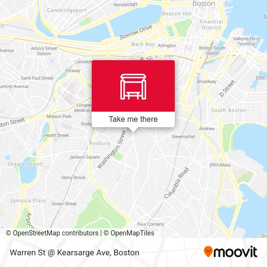 Warren St @ Kearsarge Ave map
