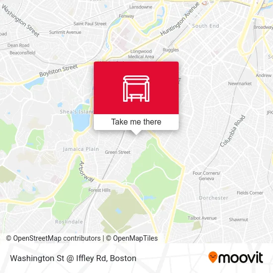 Mapa de Washington St @ Iffley Rd