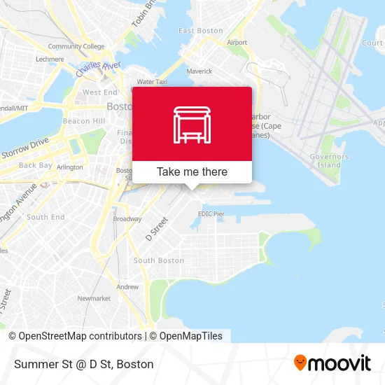 Mapa de Summer St @ D St