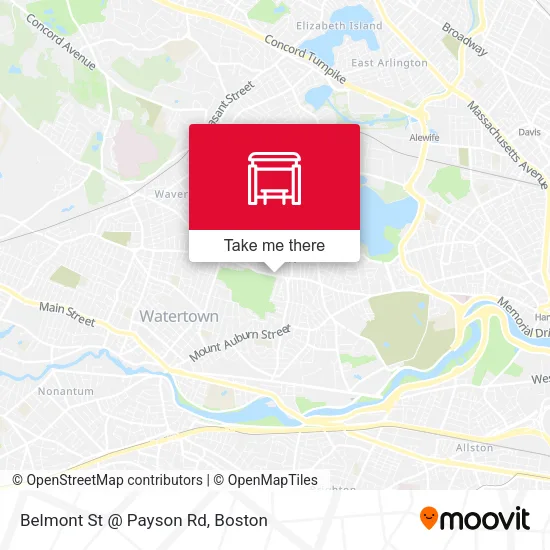 Belmont St @ Payson Rd map