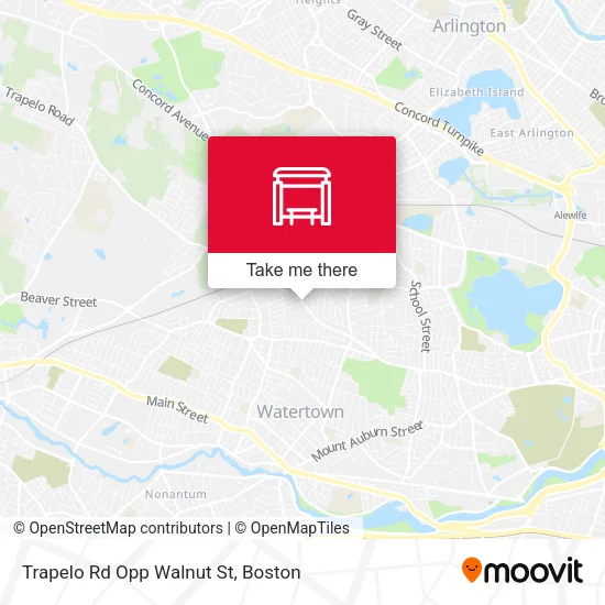 Mapa de Trapelo Rd Opp Walnut St