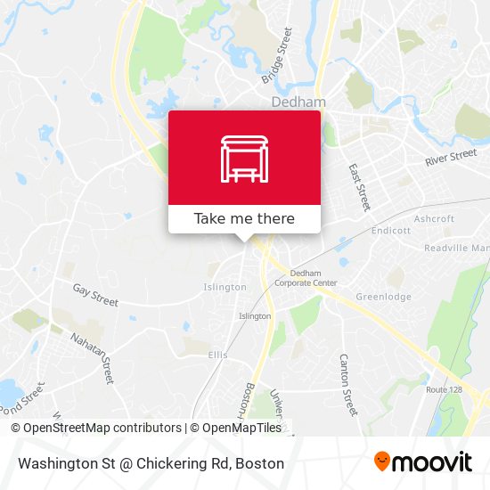 Washington St @ Chickering Rd map