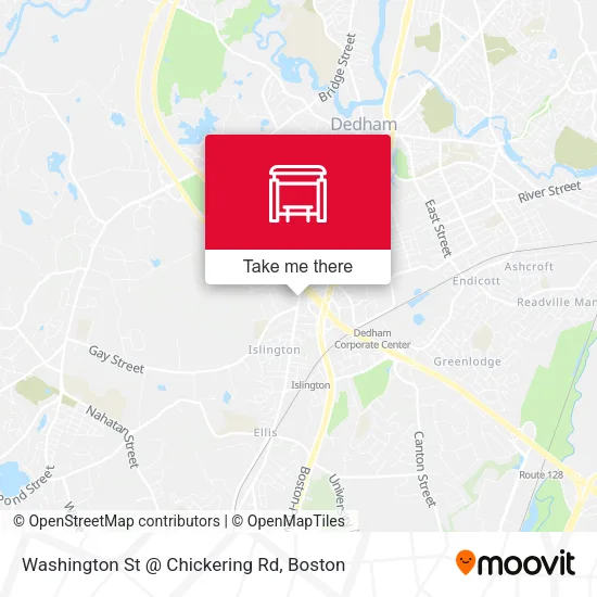 Mapa de Washington St @ Chickering Rd