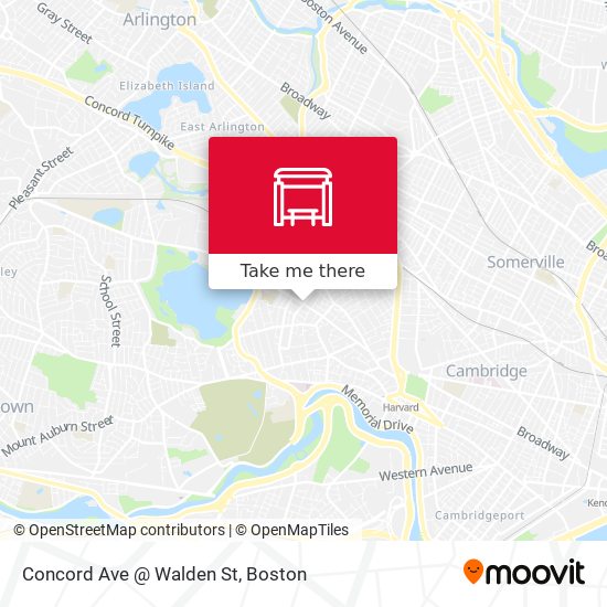 Mapa de Concord Ave @ Walden St