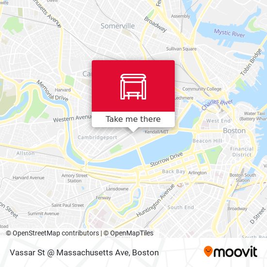 Mapa de Vassar St @ Massachusetts Ave