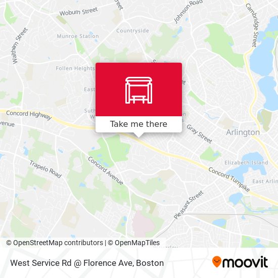 West Service Rd @ Florence Ave map
