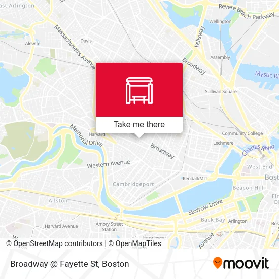 Broadway @ Fayette St map