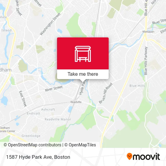 1587 Hyde Park Ave map