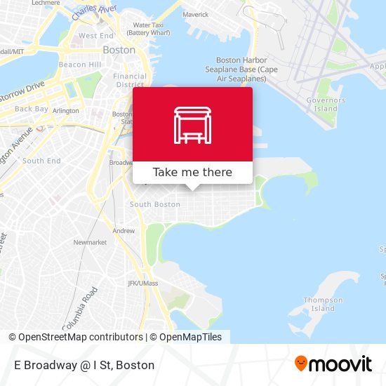 Mapa de E Broadway @ I St