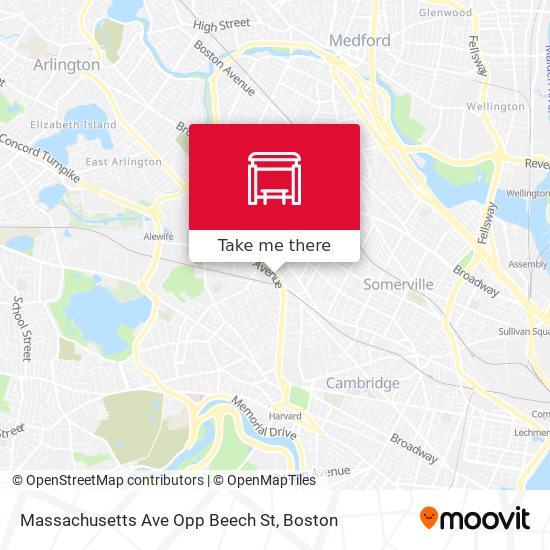 Massachusetts Ave Opp Beech St map