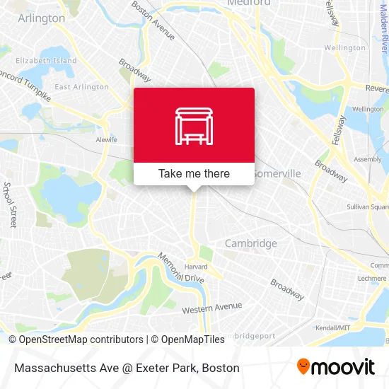 Mapa de Massachusetts Ave @ Exeter Park