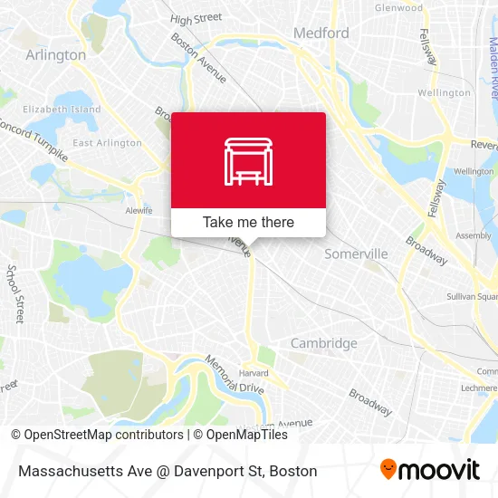 Mapa de Massachusetts Ave @ Davenport St