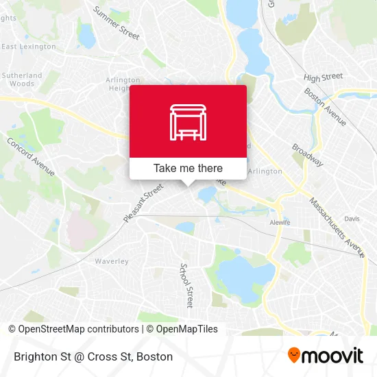 Mapa de Brighton St @ Cross St