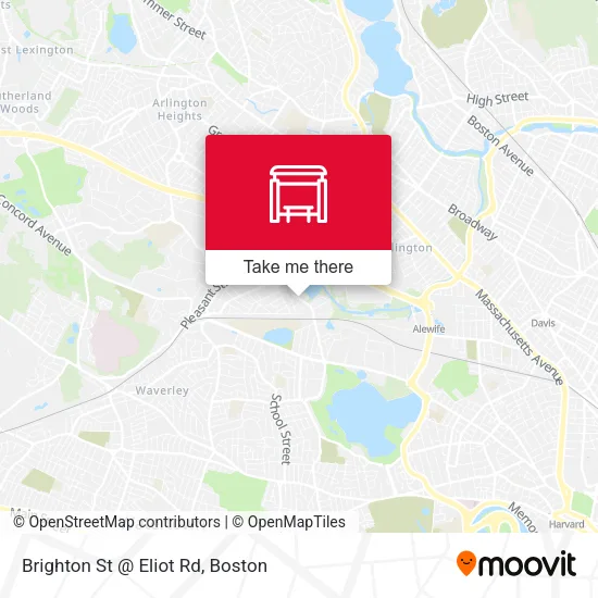 Brighton St @ Eliot Rd map