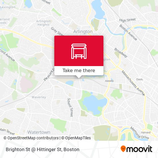 Mapa de Brighton St @ Hittinger St