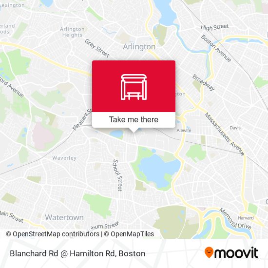 Blanchard Rd @ Hamilton Rd map