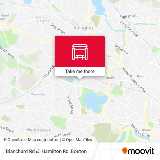 Blanchard Rd @ Hamilton Rd map