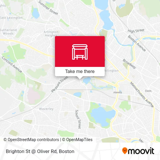 Mapa de Brighton St @ Oliver Rd
