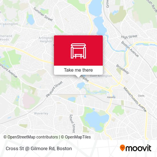 Cross St @ Gilmore Rd map