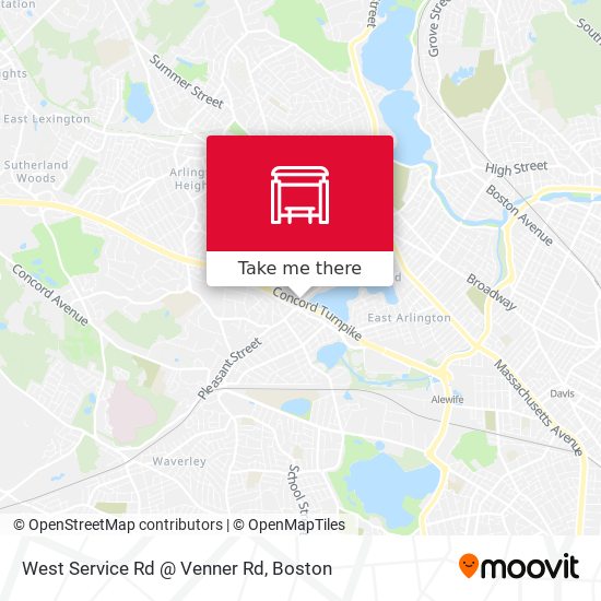 West Service Rd @ Venner Rd map