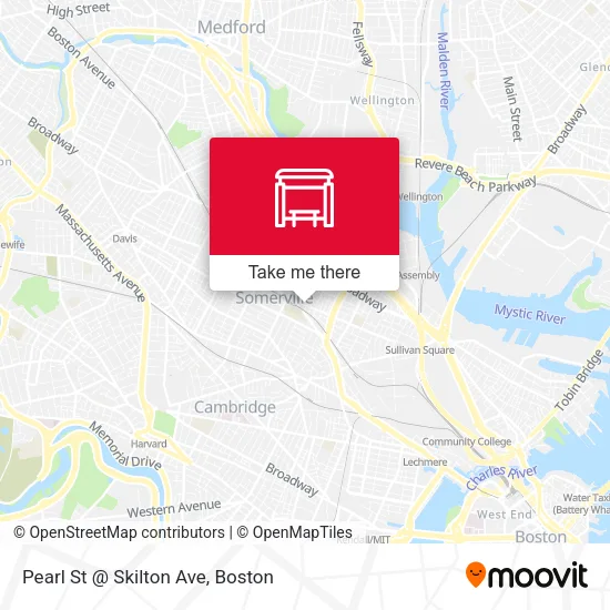 Mapa de Pearl St @ Skilton Ave